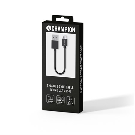Champion Micro-USB kabel 0,15m