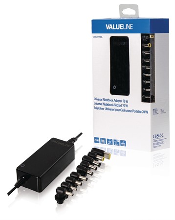 Notebook Adapter 15 / 16 / 19.5 VDC 70 W