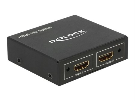 DeLock HDMI Splitter 1 x HDMI in 2 x HDMI out 4K 87701