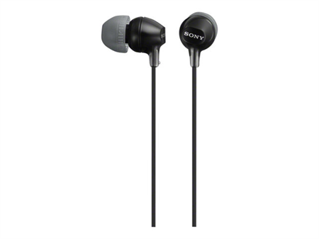 Sony Hörlurar in-ear MDR-EX15LP, svart