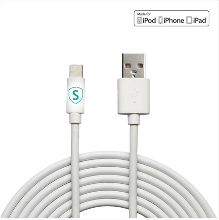SiGN Lightning-kabel till iPhone / iPad, MFi-certifierad - 1 m